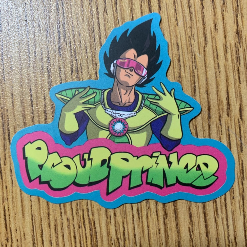 Vegeta Dragon Ball Sticker Set (20 pc)